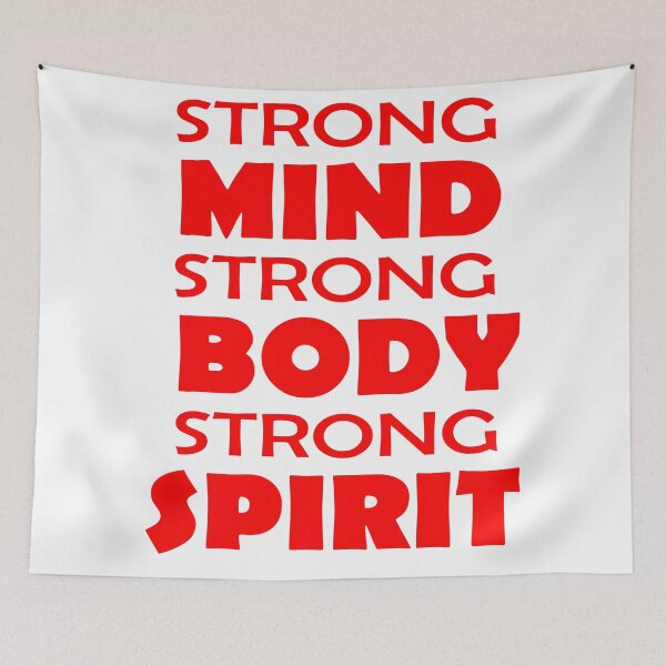 Item preview, STRONG MIND STRONG BODY STRONG SPIRIT designed and sold by SnowCristal2021.