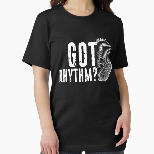 Item preview, Funny Got Rhythm Cardiology Cardiac Heart Cardiologist Distressed designed and sold by niftee.