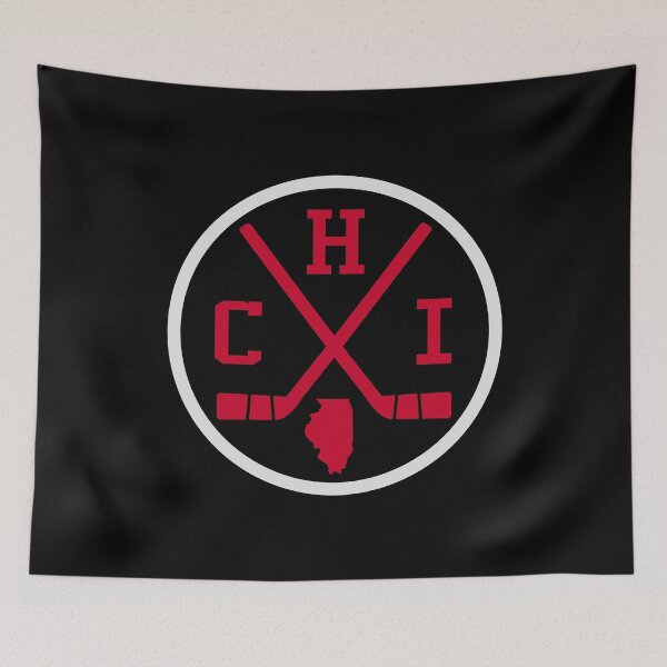 Item preview, Retro Chicago Hockey Emblem Vintage CHI designed and sold by pixeljamz.