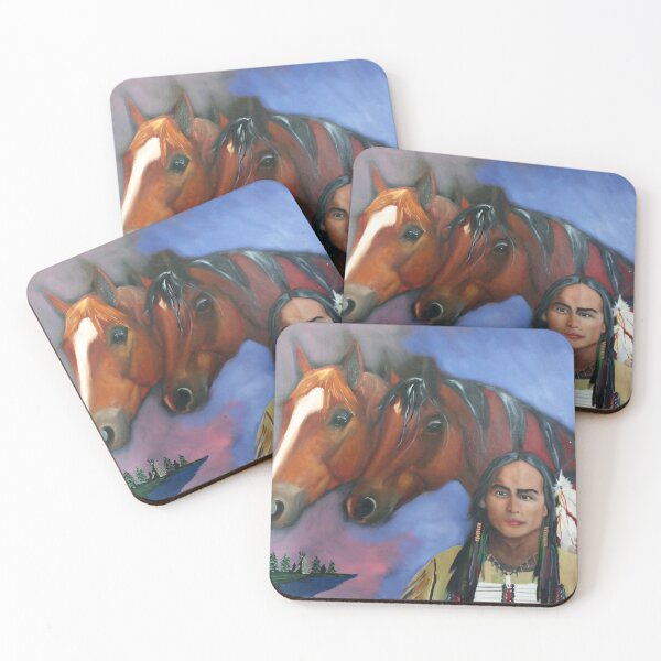 Item preview, Cree Warrior with his War Ponies designed and sold by KelRos27.