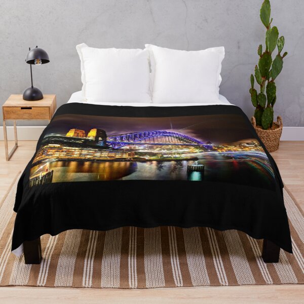 Item preview, Sydney Harbour Bridge Bathed in Blue V designed and sold by Blackadder Photography.