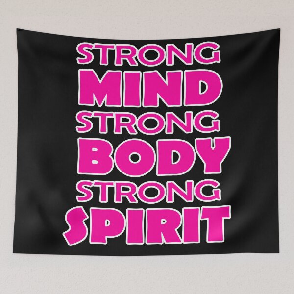 Item preview, STRONG MIND STRONG BODY STRONG SPIRIT designed and sold by SnowCristal2021.