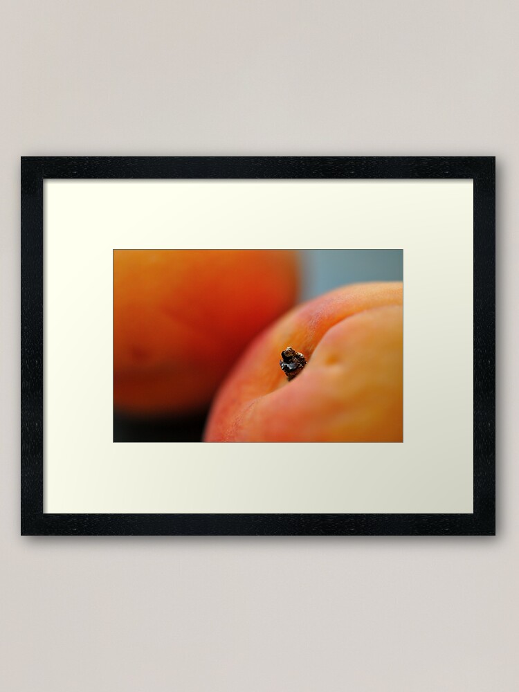 Alternate view of Peachy Framed Art Print