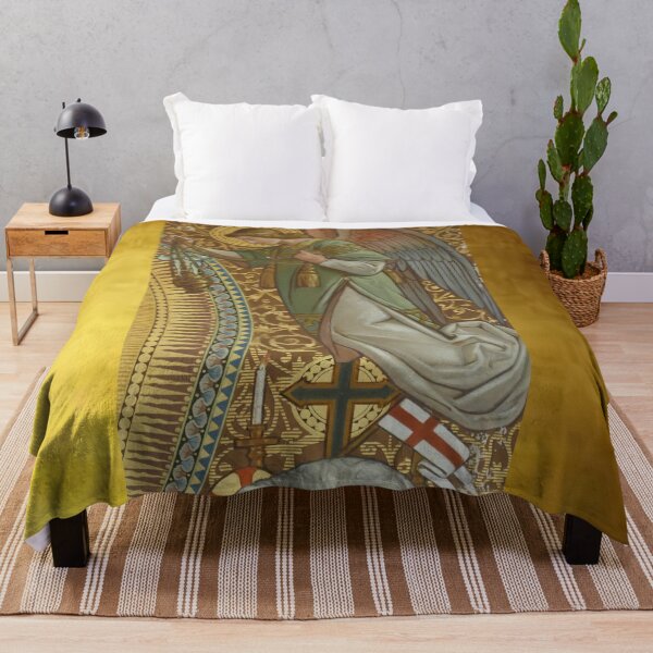 Item preview, Angel and Holy Lamb on Golden background designed and sold by Angelkrs.