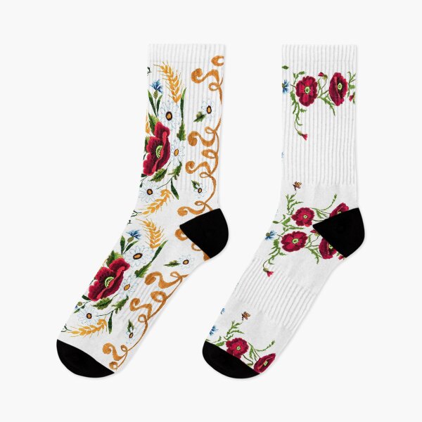Item preview, Poppy and Cornflower Embroidery designed and sold by Image NDesign.