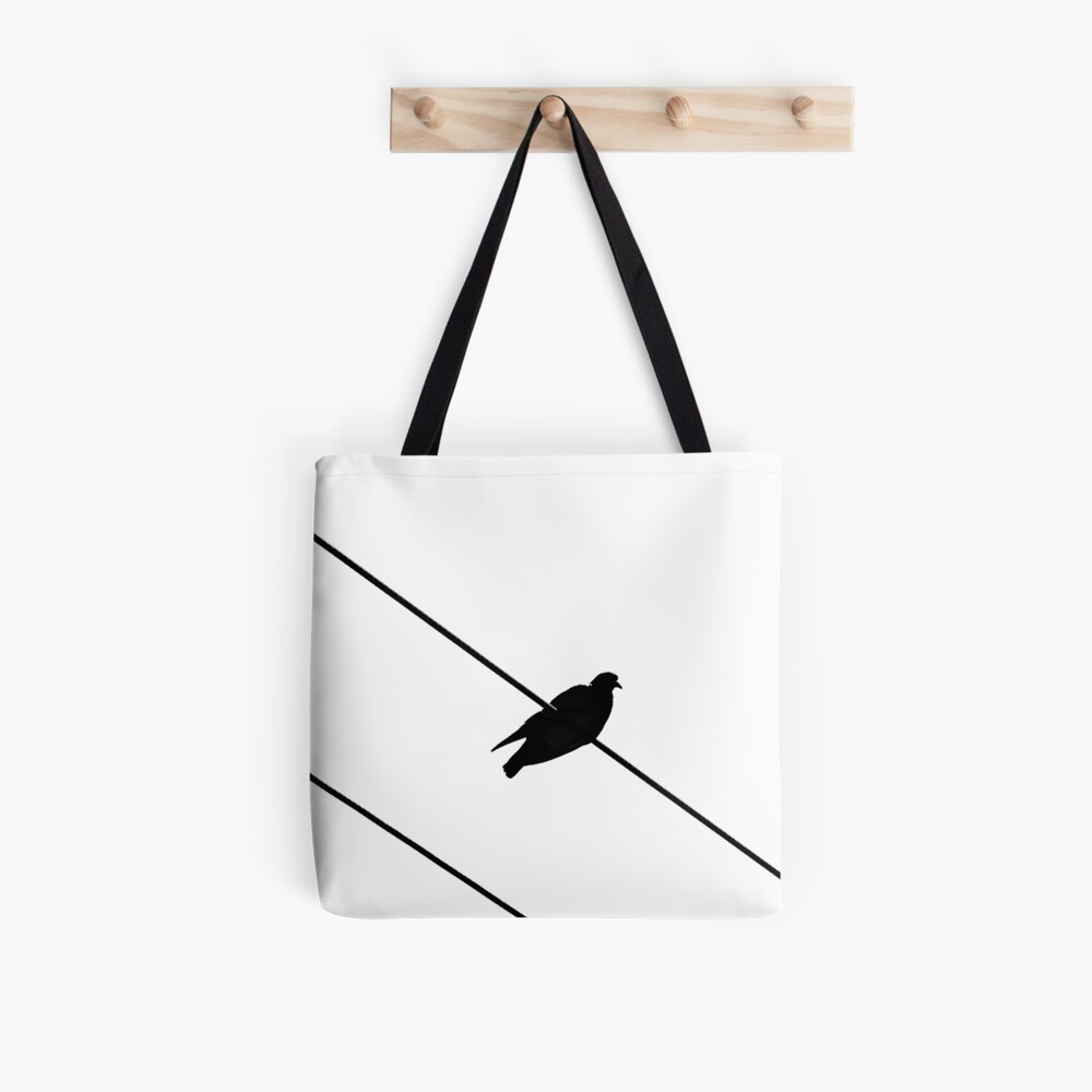 Bird on a Wire Tote Bag