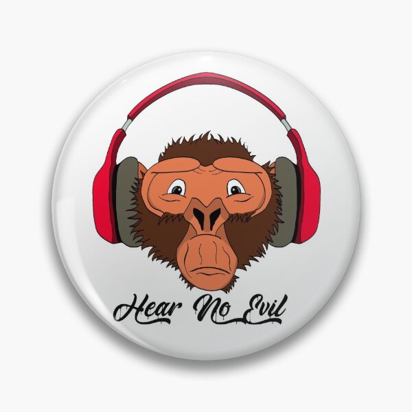 Item preview, Hear No Evil Monkey designed and sold by CttSLtd.