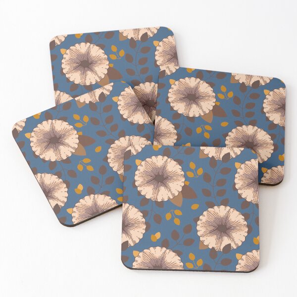 Item preview, Autumn Blue Nabataean flowers featured at Medain Saleh and Petra. designed and sold by CreatEVEdesign.