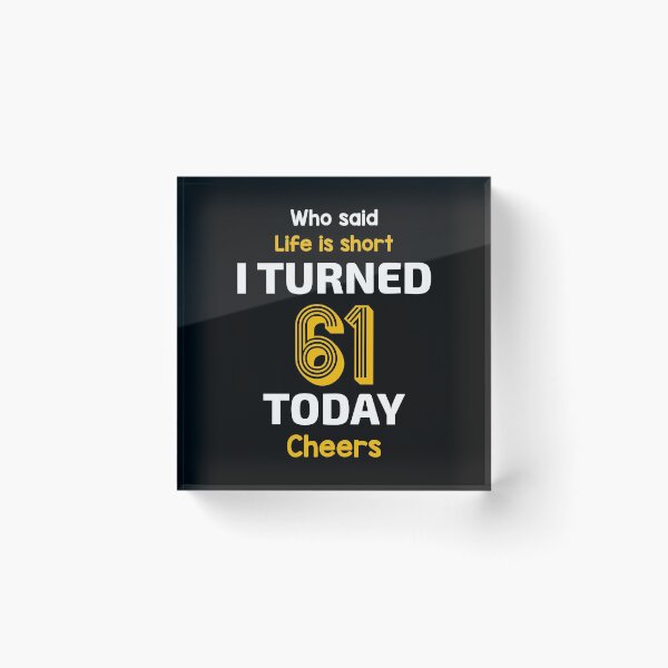 Item preview, 61st Birthday Funny designed and sold by MagicSpread.