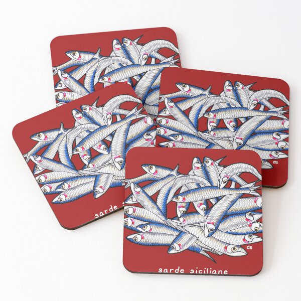 Item preview, White Sardines, white text designed and sold by Scopipodd.
