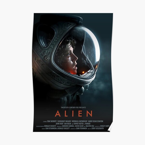 Alien movie CANVAS Framed Glossy with Metal Hanger Various Sizes 