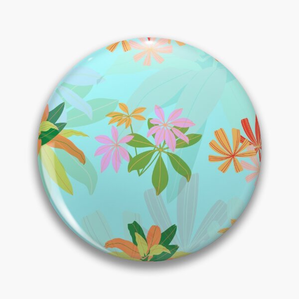 Item preview, Summer tropics (light blue) designed and sold by ojasha.