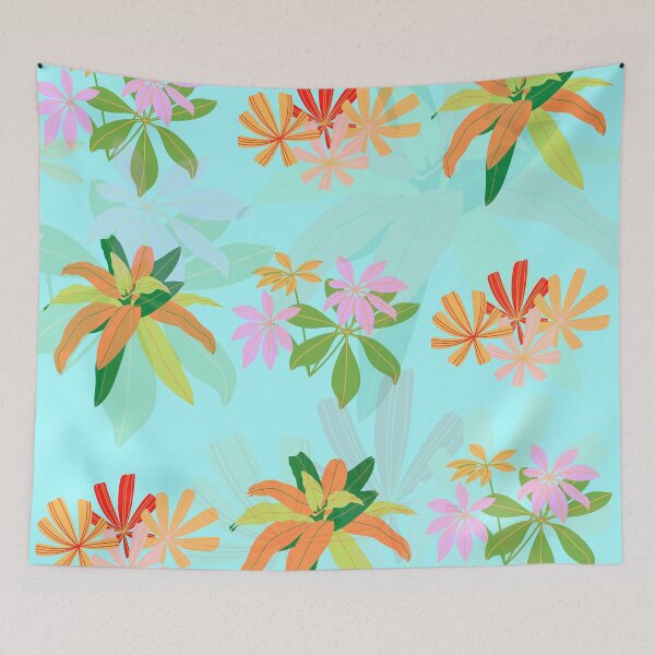Item preview, Summer tropics (light blue) designed and sold by ojasha.
