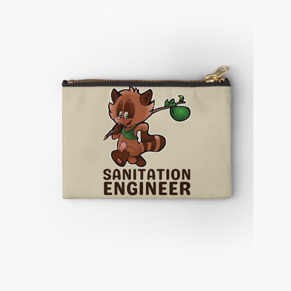 Item preview, Sanitation Engineer Raccoon designed and sold by brooklyntowner.