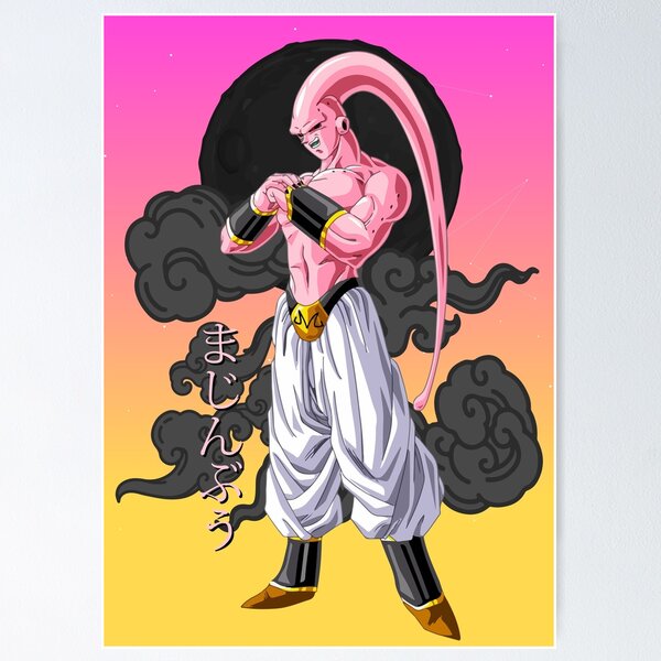 Majin Boo, Majin Buu Poster for Sale by dazuma-art