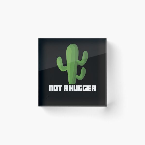 Item preview,  Not A Hugger Shirt Funny Vintage Cactus Sarcastic  designed and sold by RanirO.