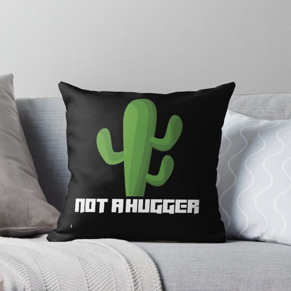 Item preview,  Not A Hugger Shirt Funny Vintage Cactus Sarcastic  designed and sold by RanirO.