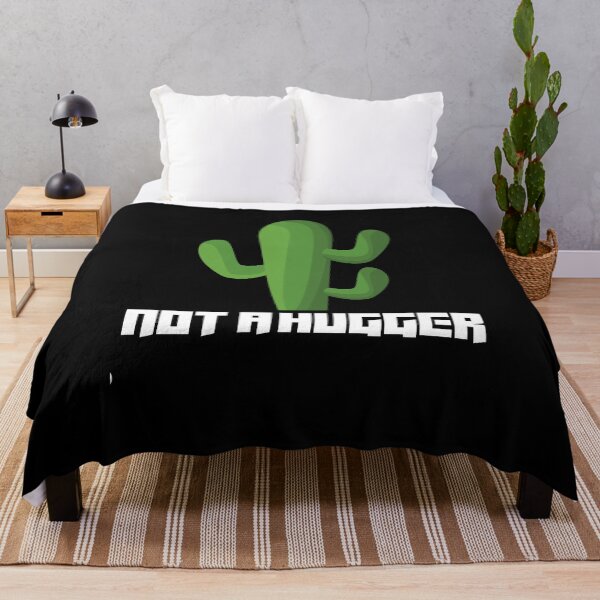 Item preview,  Not A Hugger Shirt Funny Vintage Cactus Sarcastic  designed and sold by RanirO.