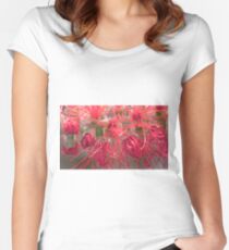 bottle brush Women's Fitted Scoop T-Shirt