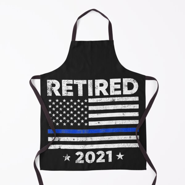 Item preview, Retired 2021 Police Officer Retirement Gift Thin Blue Line designed and sold by Faulkshop2.