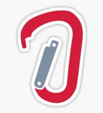 Rock climbing carabiner Sticker