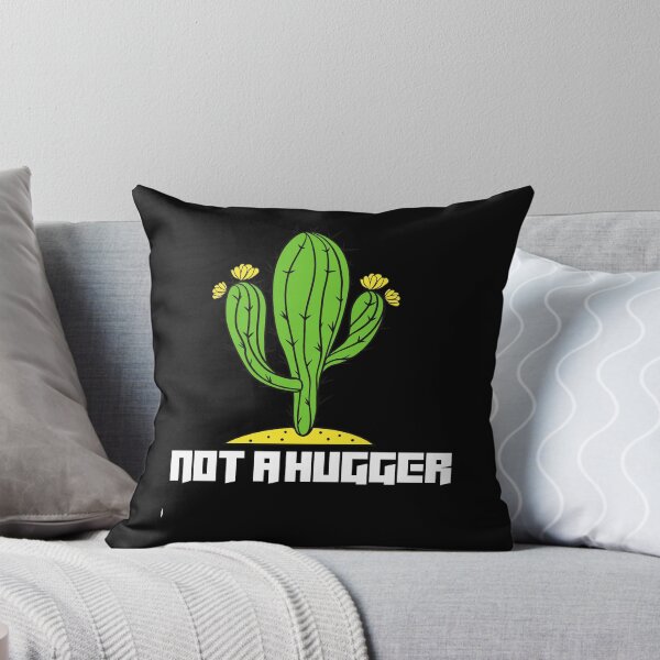 Item preview,  Not A Hugger Shirt Funny Vintage Cactus Sarcastic  designed and sold by RanirO.