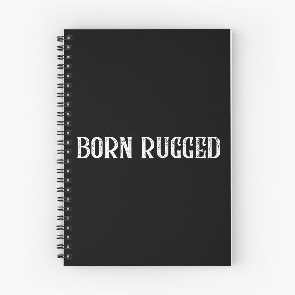 Item preview, Born Rugged Logo designed and sold by CrazyHowCool.