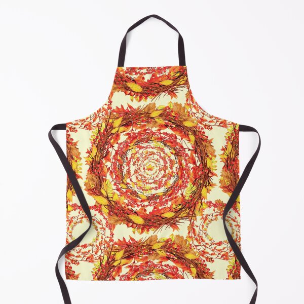 Aperçu de l'œuvre Motif circulaire de feuilles d'automne créée et vendue par SamuraiKate.
