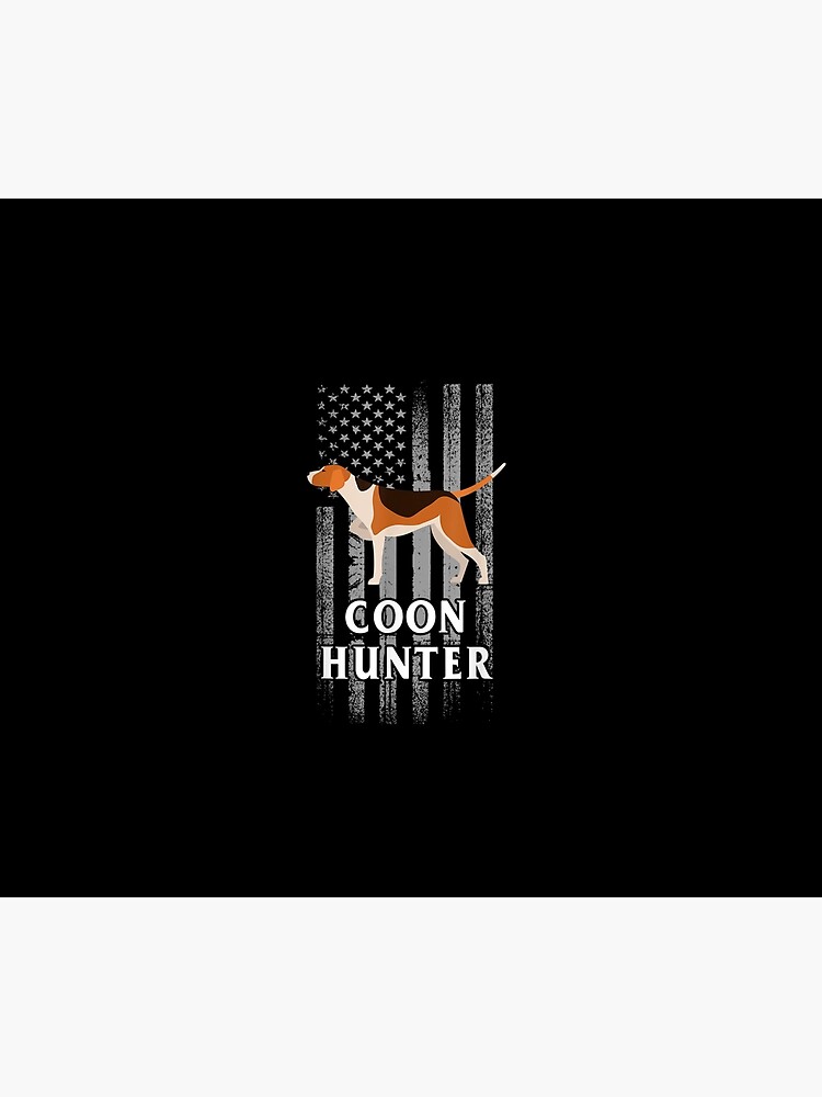 "CoonHuntersUsaFlagVinatageRaccoonHuntingGearGift" Tapestry for