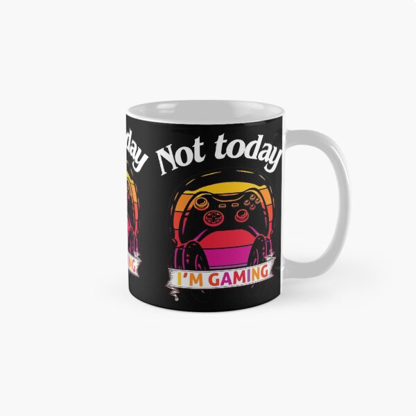 Item preview, gamer, cute gaming design, funny gamer, not today i’m gaming, sunset design designed and sold by efenem.