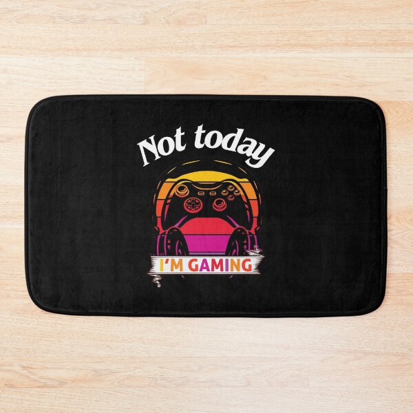 Item preview, gamer, cute gaming design, funny gamer, not today i’m gaming, sunset design designed and sold by efenem.
