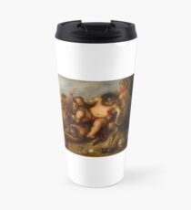 Simon de Vos, The Triuph of Silenus Travel Mug