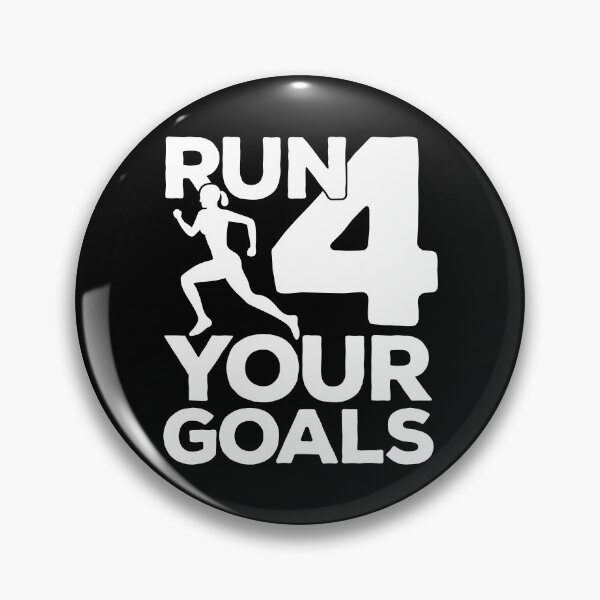 Item preview, Run For Your Goals | Never Give Up designed and sold by GravitiTees.