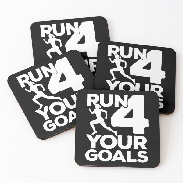 Item preview, Run For Your Goals | Never Give Up designed and sold by GravitiTees.