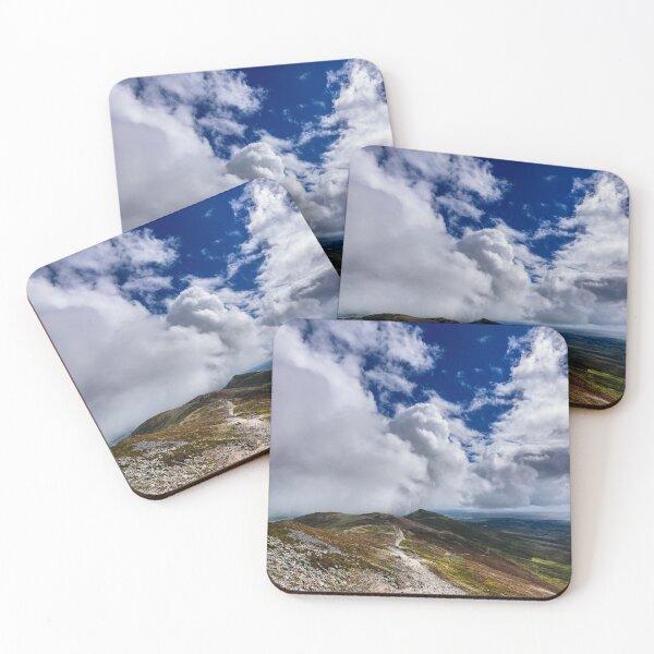 Item preview, Landscape from the top of the mountain Croagh Patrick, nicknamed the Reek in County Mayo after Mweelrea and Nephin, Ireland designed and sold by AlbertMi.