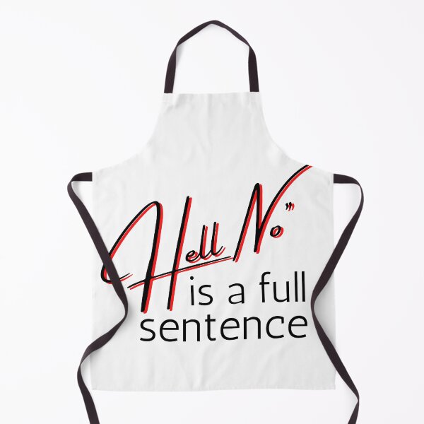 Item preview, No is a full sentence Red Bold Design designed and sold by SweetAndSpice.