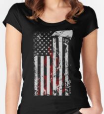 American Firefighter Women's Fitted Scoop T-Shirt
