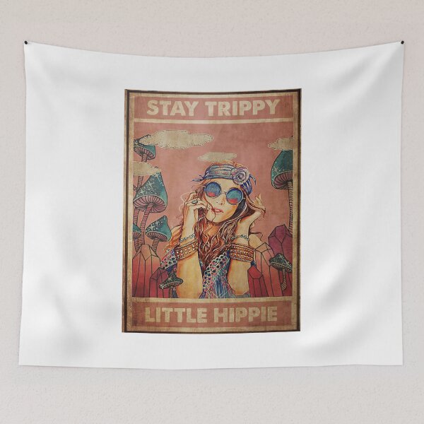 Item preview, Girl Stay Trippy Little Hippie Poster designed and sold by ACherokee.