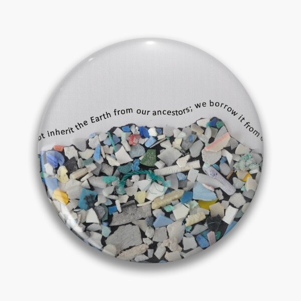 Item preview, Diamond Head silhouette made from plastics found on Waimanalo beach designed and sold by afullerdesign.