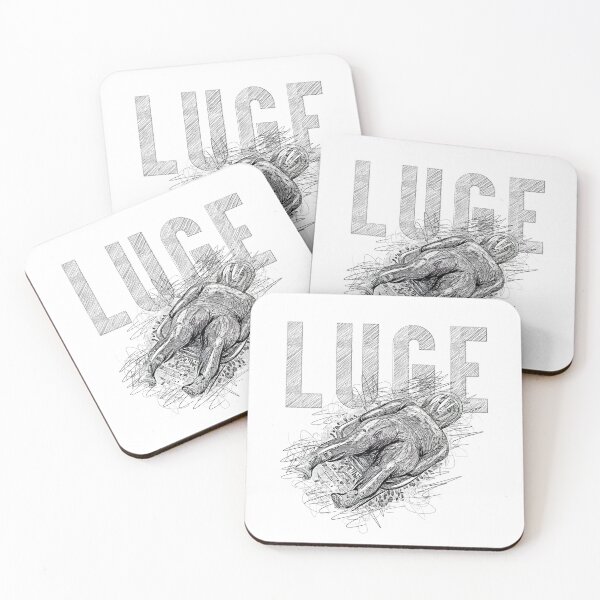 Item preview, Luge Sports Abstract Sketch Art designed and sold by graphic-genie.
