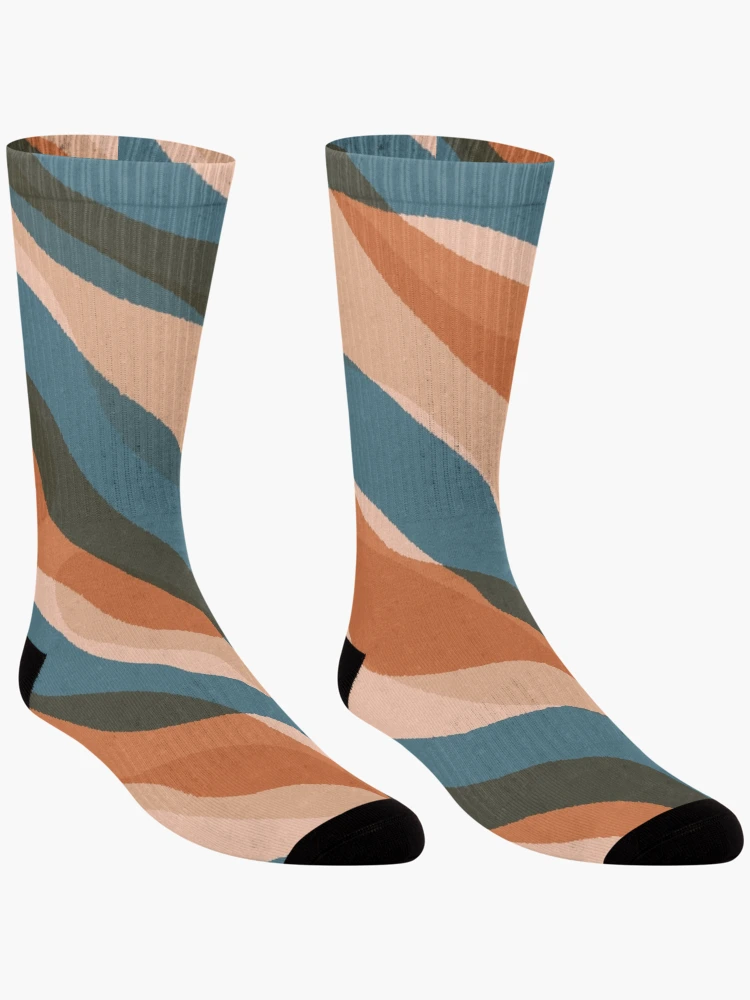 Thumbnail 3 of 5, Socks, Desert Rains designed and sold by CreatEVEdesign.