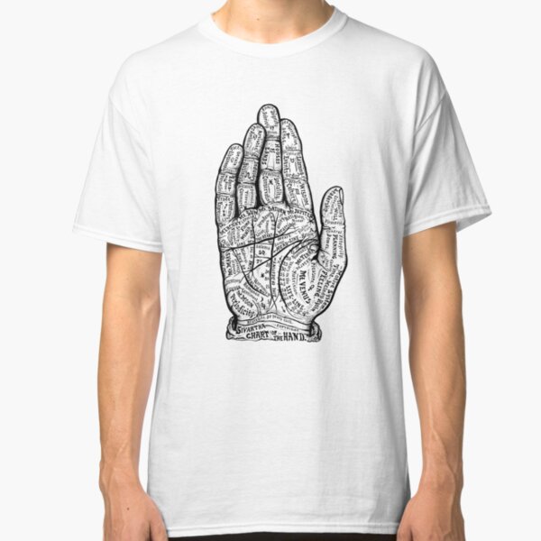 Chart of the hand Classic T-Shirt