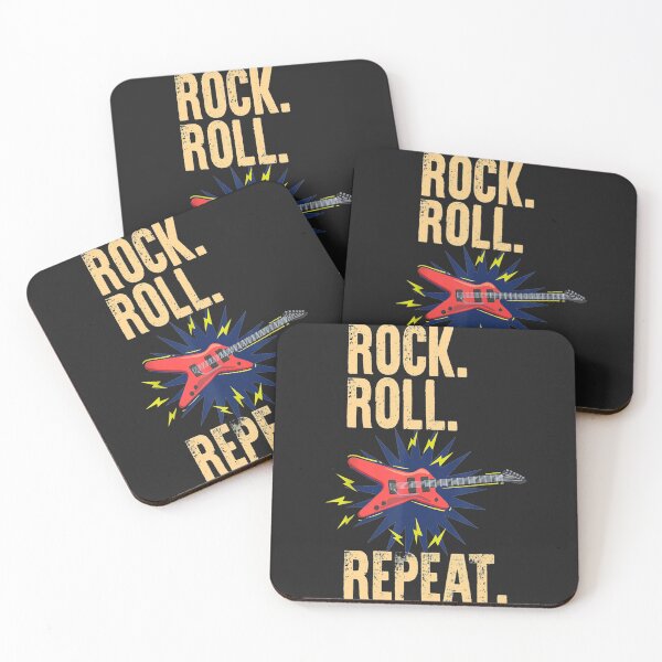Item preview, Retro 80s Vintage Punk Music Rock Roll Repeat designed and sold by Faulkshop2.