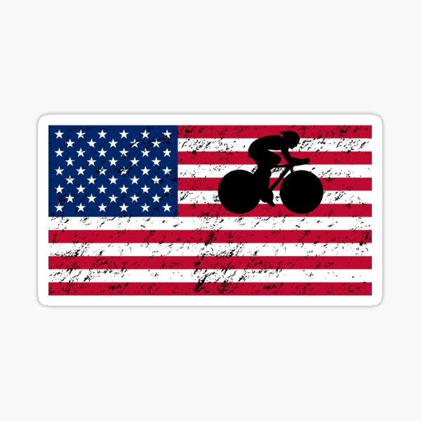 Item preview, America Racing Cyclist Cycling designed and sold by Salvadax.