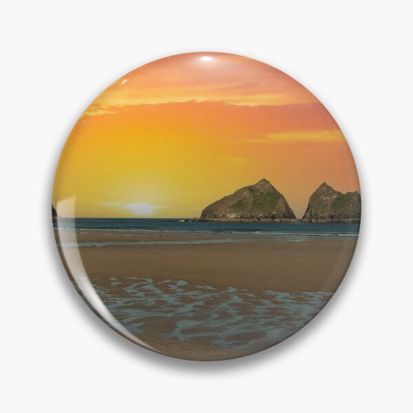 Item preview, Holywel bay at sunset,Carters Rocks,Poldark beach designed and sold by kathleenjean.