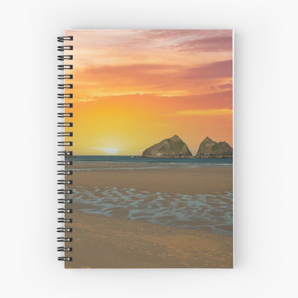 Item preview, Holywel bay at sunset,Carters Rocks,Poldark beach designed and sold by kathleenjean.