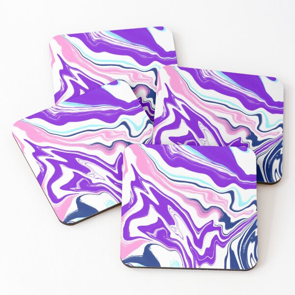 Item preview, Purple, Blue, Aqua and Pink Marble designed and sold by ArtbyLucy27.