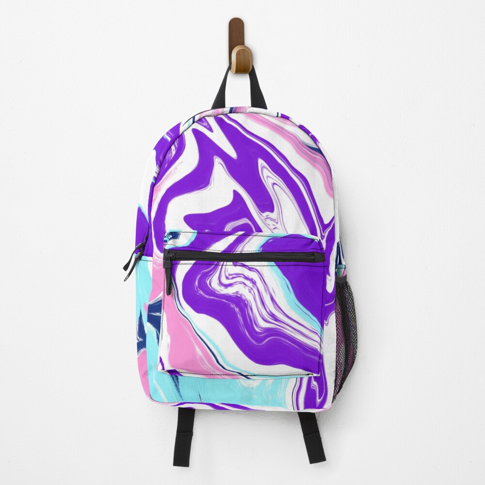 pink marble backpack