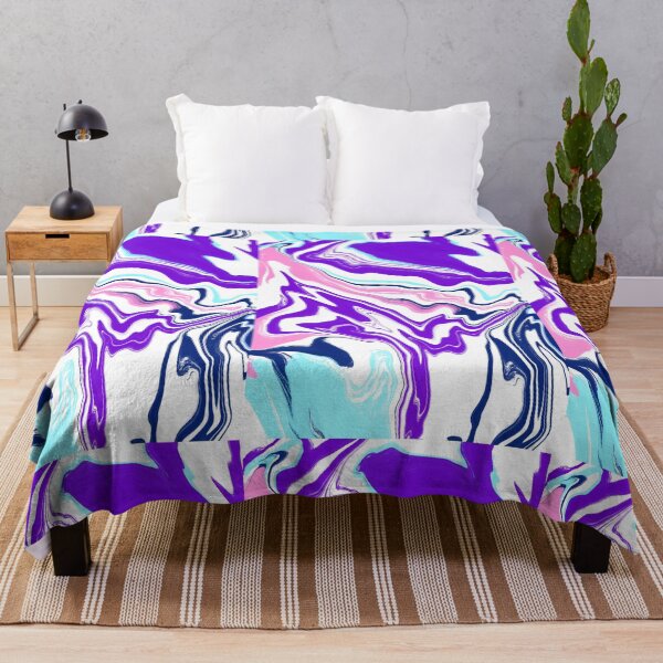 Item preview, Purple, Blue, Aqua and Pink Marble designed and sold by ArtbyLucy27.