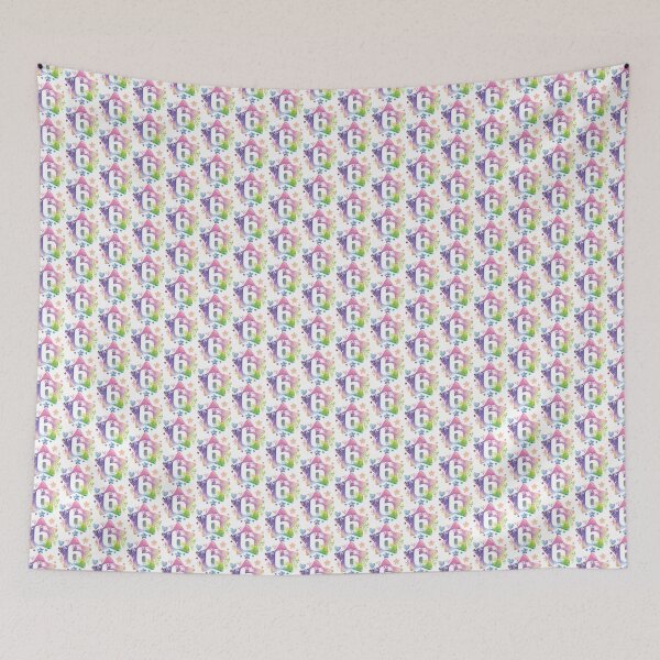 Item preview, Colorful number 6 designed and sold by Seehas-Design.
